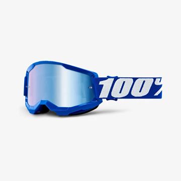 Picture of 100% Strata 2® Goggles Blue - Blue Mirror Lens