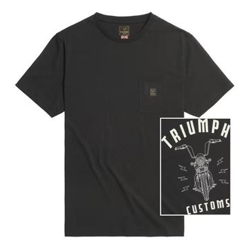 Picture of Triumph Back Print Ape Graphic T-Shirt